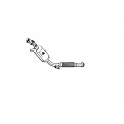 Дизельный сажевый фильтр Мерседес Спринтер (Mercedes Sprinter) 09-15 (095-752)