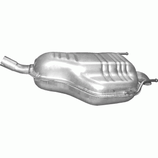 Глушитель Опель Зафира (Opel Zafira) 1.6/1.8/2.2 05-10 (17.287) Polmostrow алюминизированный, код 17.287