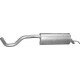 Глушитель Шкода Румстер (Skoda Roomster) 1.2D/1.4D/1.6D/1.9D 06- (24.69) Polmostrow алюминизированный