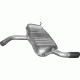 Глушитель Фольксваген Гольф VI (Volkswagen Golf VI) 1.2 09-12 (01.121) Polmostrow алюминизированный