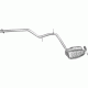 Глушитель Мерседес (Mercedes) E270 / E320 - W211, 2.7/3.0/3.2 TDi 05 - 08 (13.81) Polmostrow алюминизированный