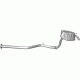 Глушитель Мерседес (Mercedes) E270 / E320 - W211, 2.7/3.0/3.2 TDi 05 - 08 (13.80) Polmostrow алюминизированный