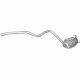 Глушитель Мерседес (Mercedes) E200-W211/E220-W211, 2.2D, /2002 - 5/2009 (13.40) Polmostrow алюминизированный