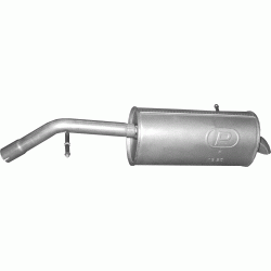 Глушитель Пежо 207 (Peugeot 207) 1.6D 06-11 (19.25) Polmostrow алюминизированный