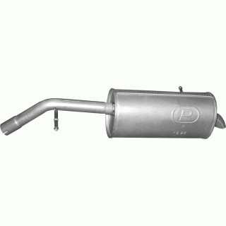 Глушитель Пежо 207 (Peugeot 207) 1.6D 06-11 (19.25) Polmostrow алюминизированный, код 19.25