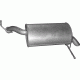 Глушитель Пежо 407 (Peugeot 407) 2.2i 04- (19.162) Polmostrow алюминизированный