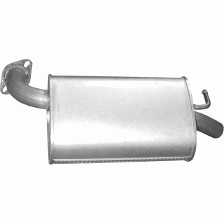 Глушитель Мазда 6 (Mazda 6) 2.0/2.3 05-07 (12.215) Polmostrow алюминизированный, код 12.215