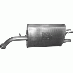 Глушитель Шевроле Спарк (Chevrolet Spark) 1.0 /09- (05.42) Polmostrow алюминизированный
