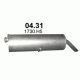 Глушник Citroen C4 / Peugeot 307 1.4i 16V