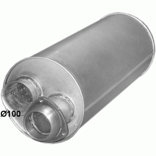 Глушник VOLVO FL6 din 80460 (Розміри: 294mm x 324mm ;L=760mm), код 75.26