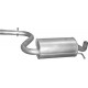 Резонатор Фольксваген Гольф V (Volkswagen Golf V) 1.6 03-08 (30.618) Polmostrow алюминизированный