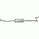 Резонатор Ситроен Ц2 (CITROEN C2) / Пежо 1007 (PEUGEOT 1007) 1.4 03 - 10 (04.270) Polmostrow алюминизированный