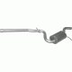 Резонатор Шкода Октавиа II (SKODA OCTAVIA) 2.0D 04 - 13 (24.82) Польша Polmostrow алюминизированный