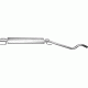 Резонатор Опель Астра Х (Opel Astra H) 1.6/1.8 04- (17.303) Polmostrow алюминизированный