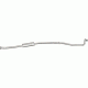Резонатор (средний) Peugeot 206 1.1i; 1.4i; 1.6i -16Vcombi 01-